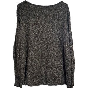 American Eagle Gray Cable Knit Sweater